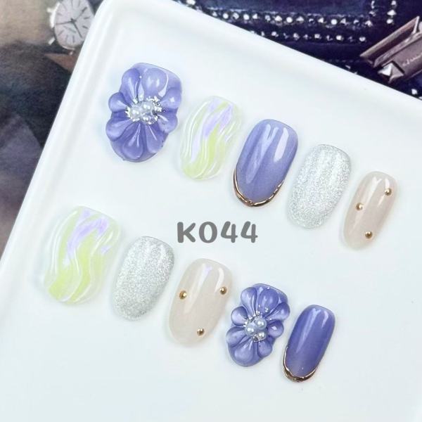 Handmade press on nail K044