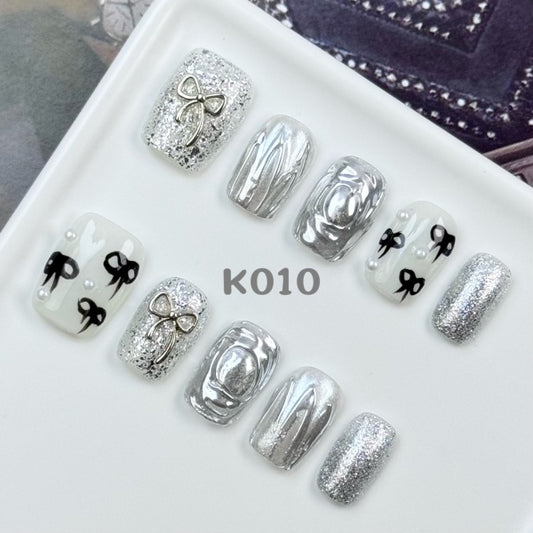 Handmade press on nail K010