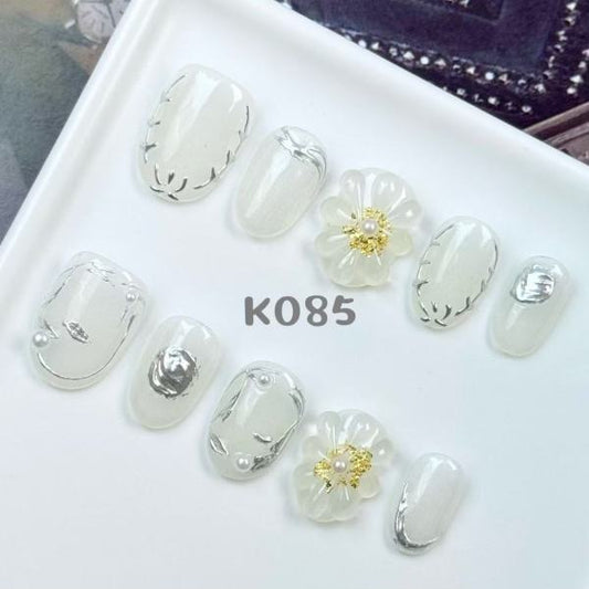 Handmade press on nail K085