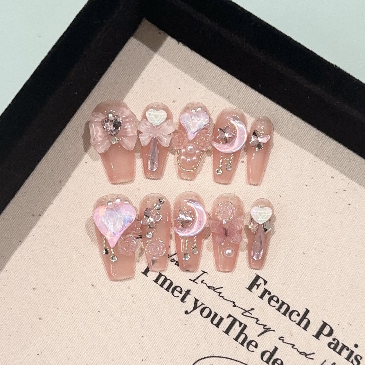Handmade Press On Nails C102