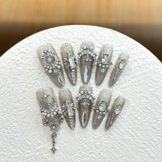 Handmade Press On Nails B001