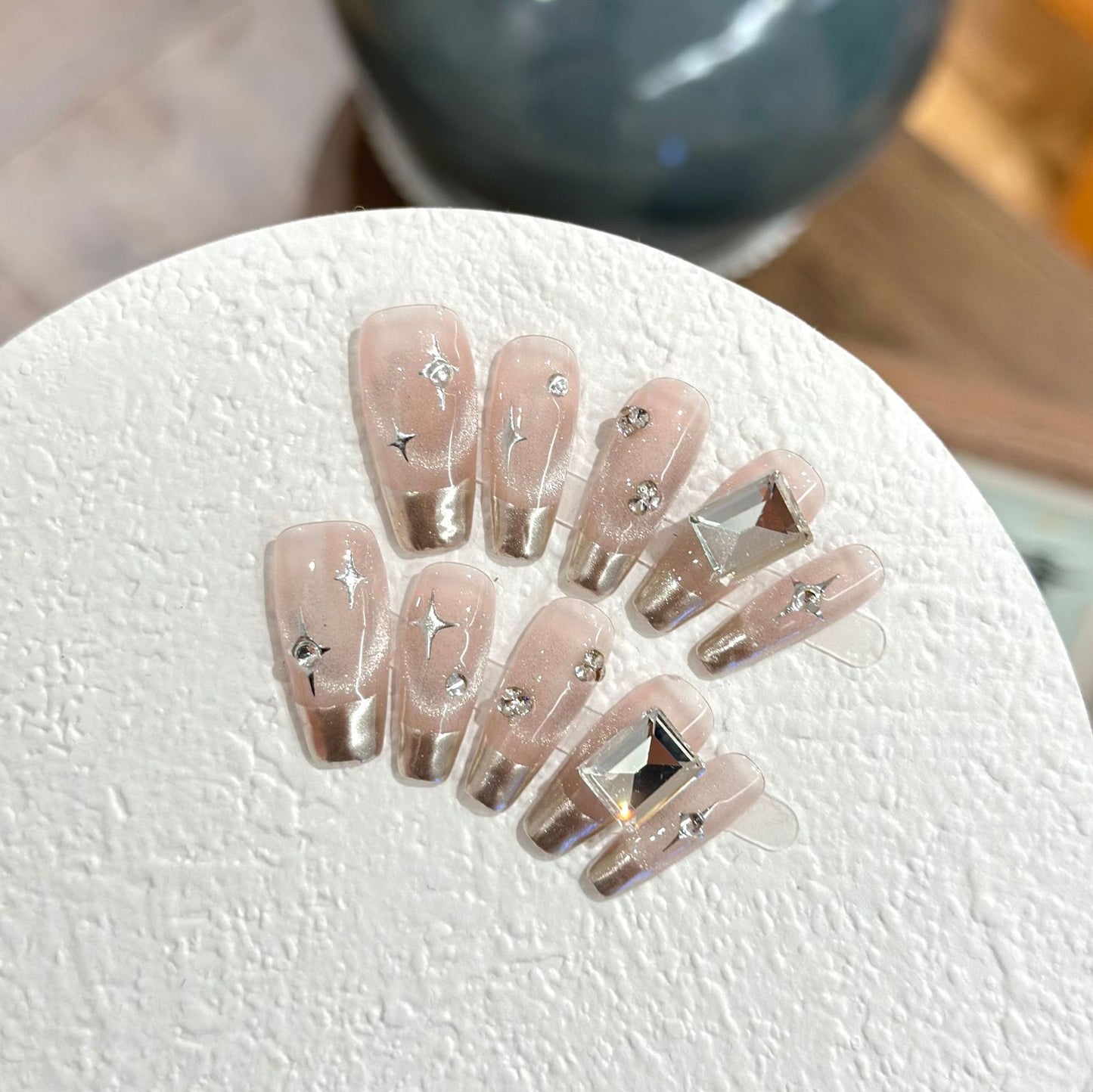 Handmade Press On Nails B014