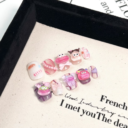 Handmade Press On Nails B077