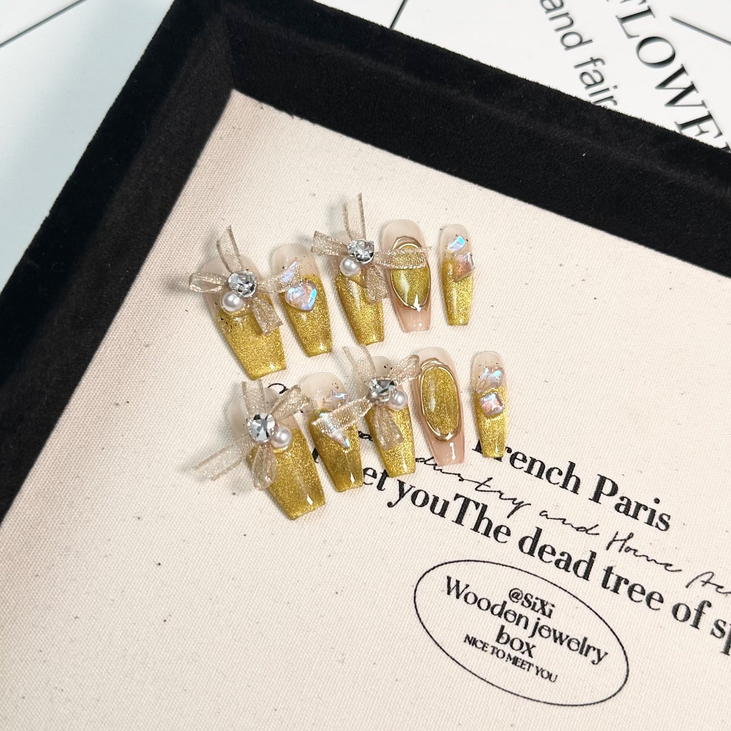 Handmade Press On Nails B078