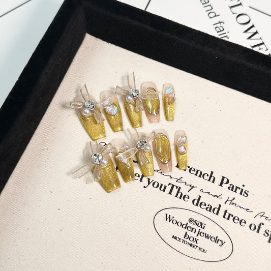 Handmade Press On Nails B078