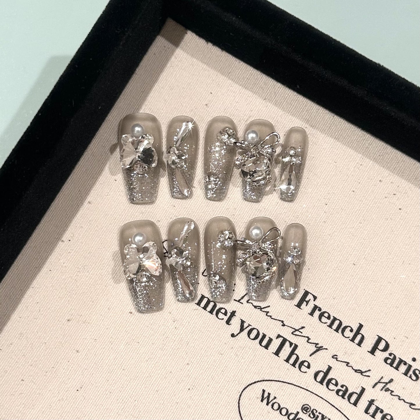 Handmade Press On Nails C091
