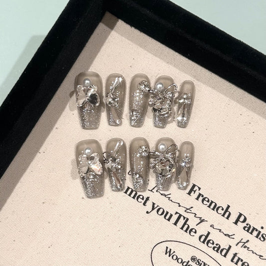 Handmade Press On Nails C091