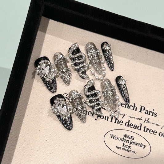 Handmade Press On Nails C094