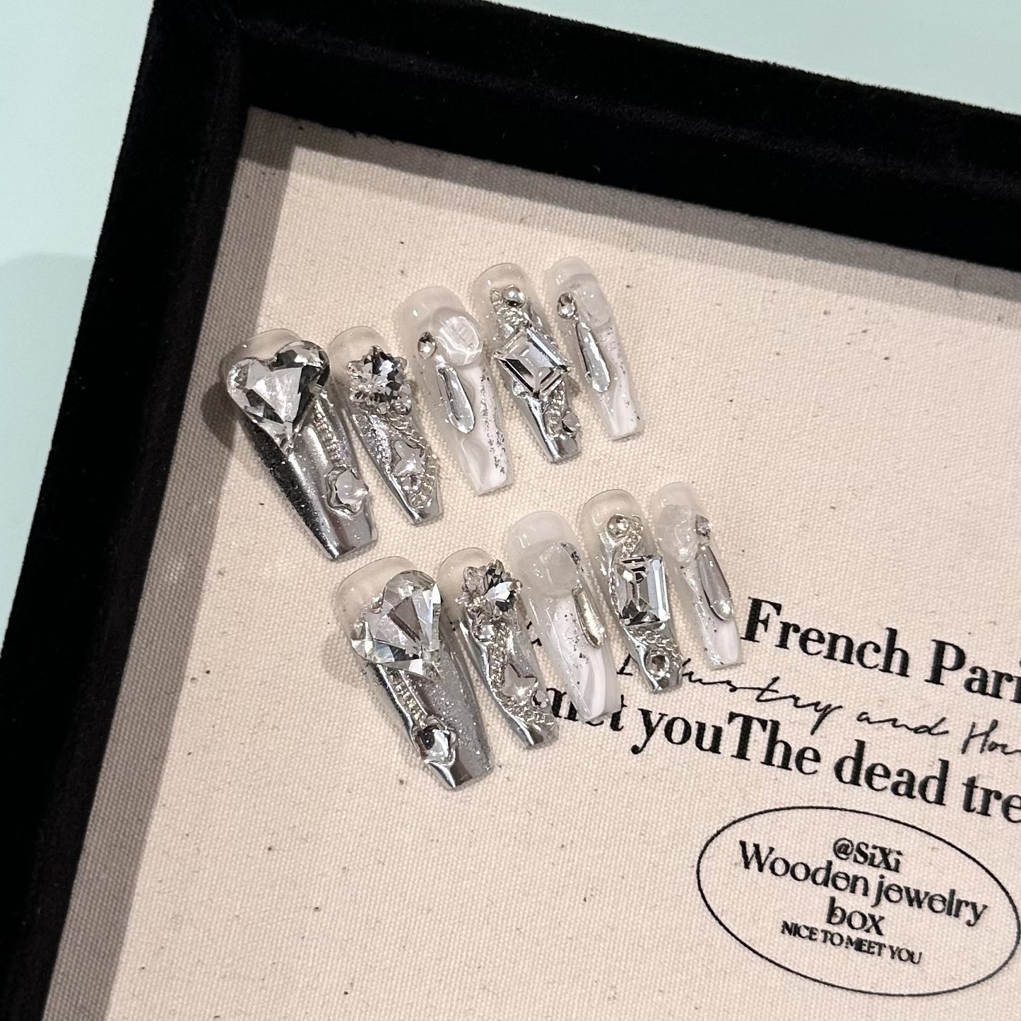 Handmade Press On Nails C097
