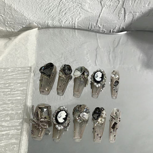 Handmade Press On Nails C098