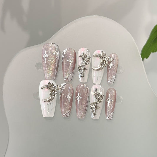 Handmade Press On Nails C099