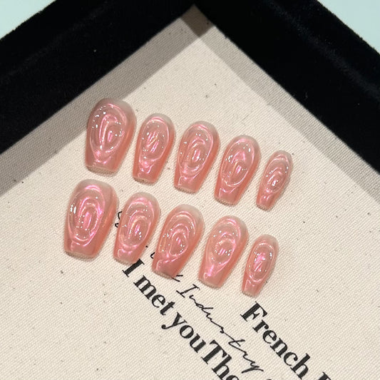 Handmade Press On Nails C105