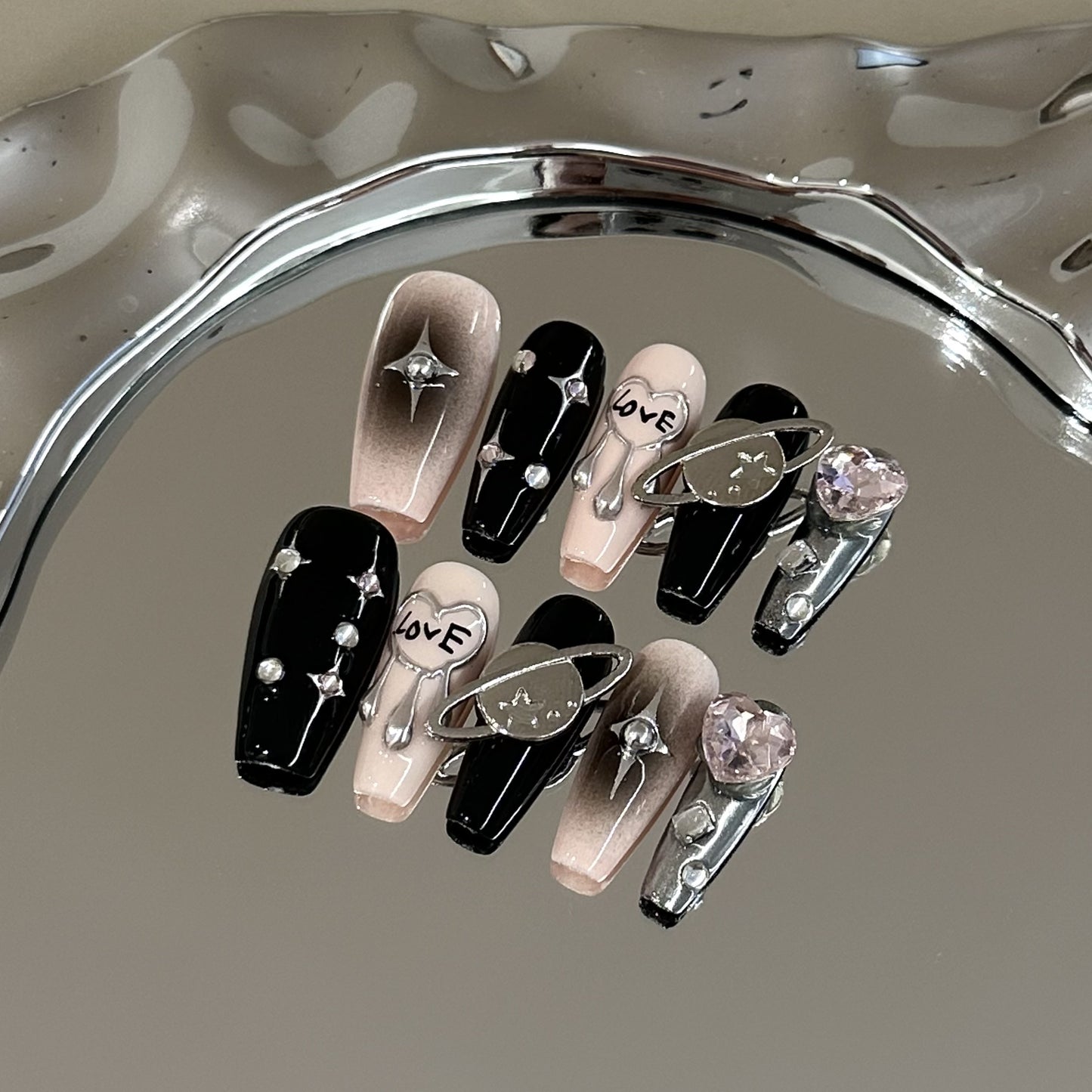 Handmade Press On Nails B110