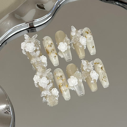 Handmade Press On Nails B113