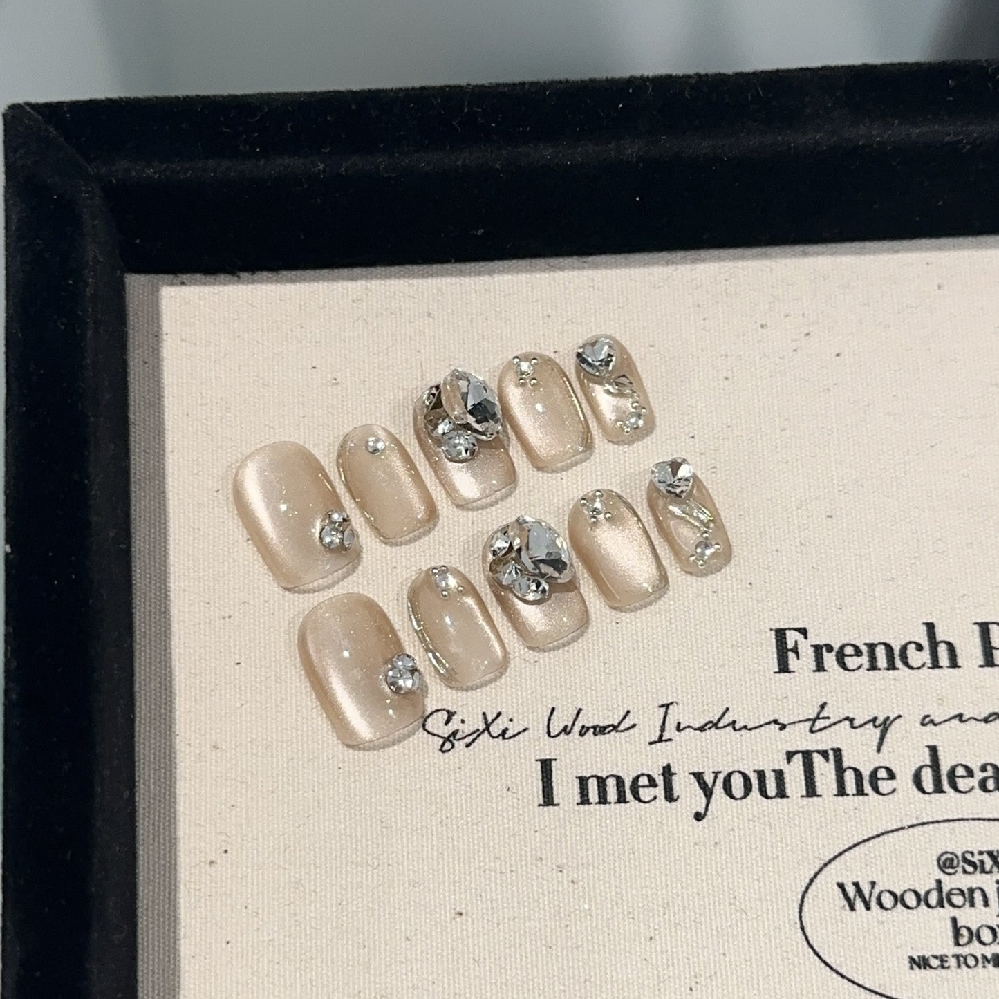 Handmade Press On Nails C129