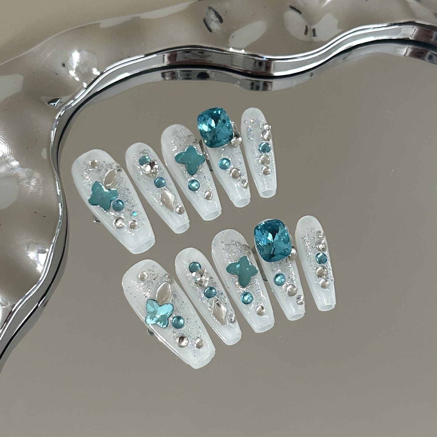Handmade Press On Nails C133