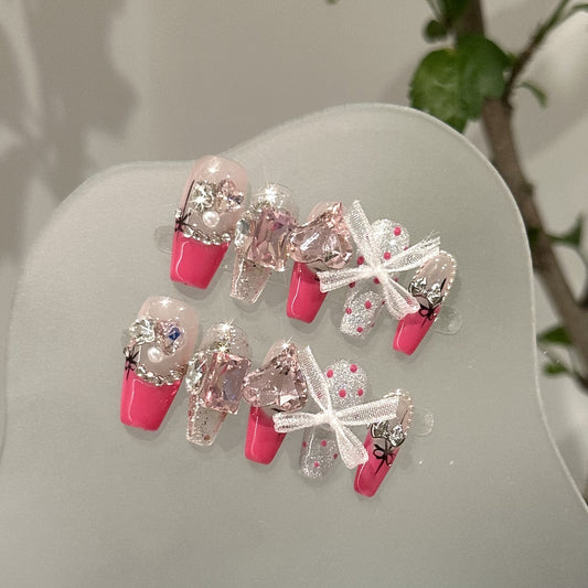 Handmade Press On Nails B141