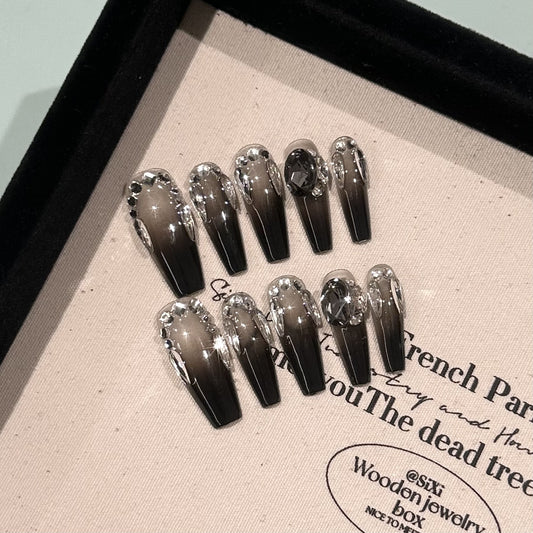Handmade Press On Nails C145