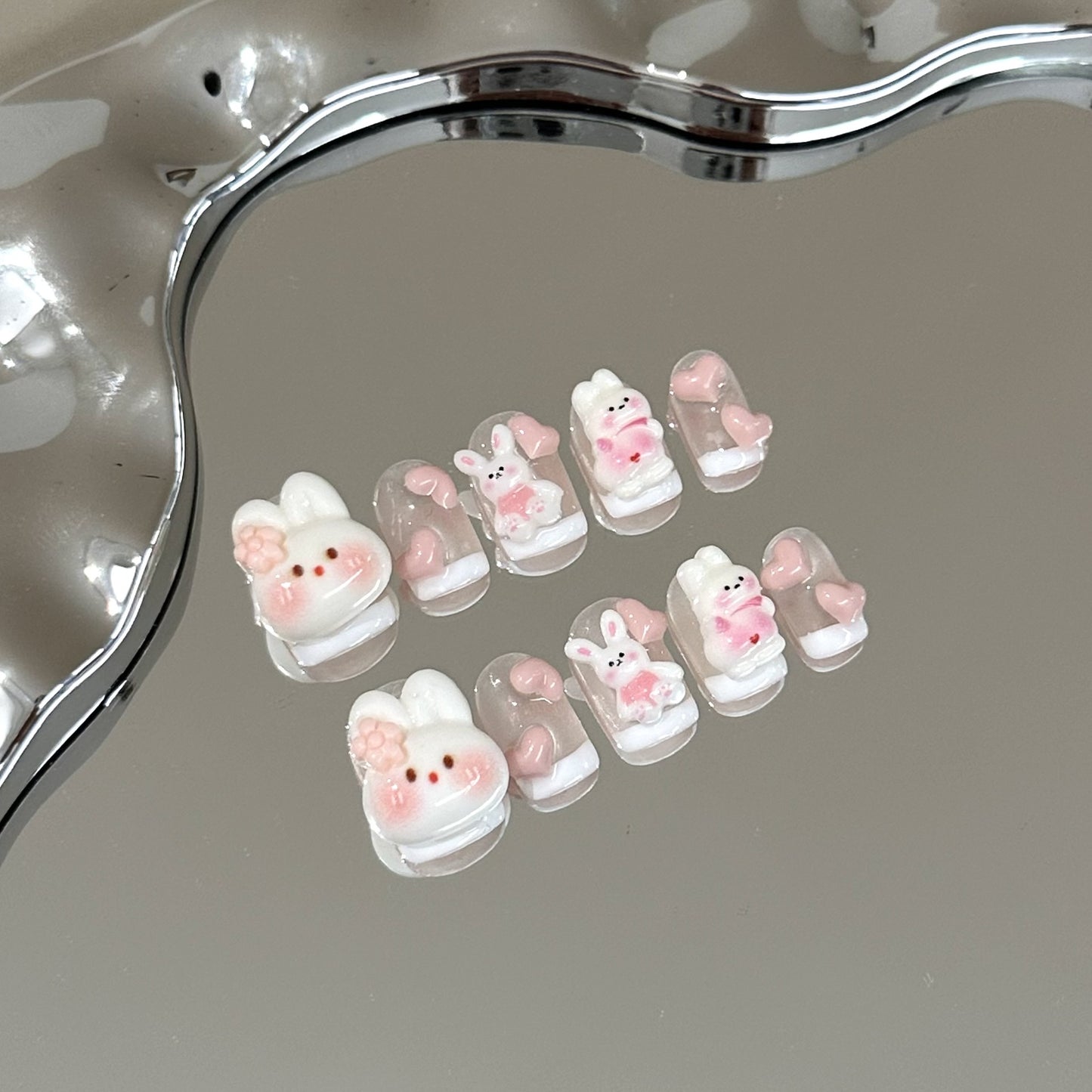 Handmade Press On Nails A149