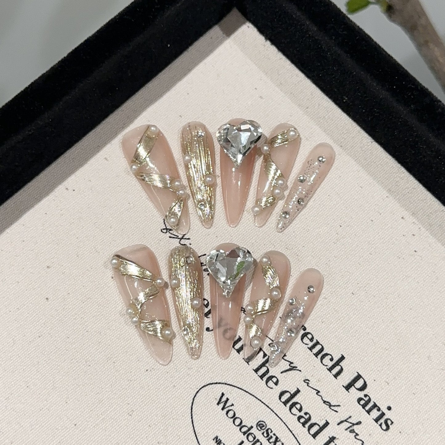 Handmade Press On Nails C152