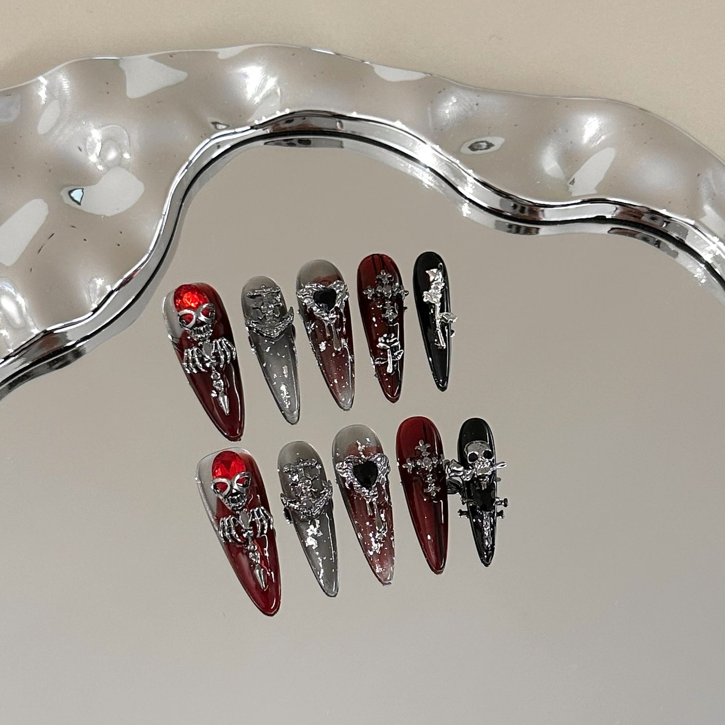 Handmade Press On Nails B167