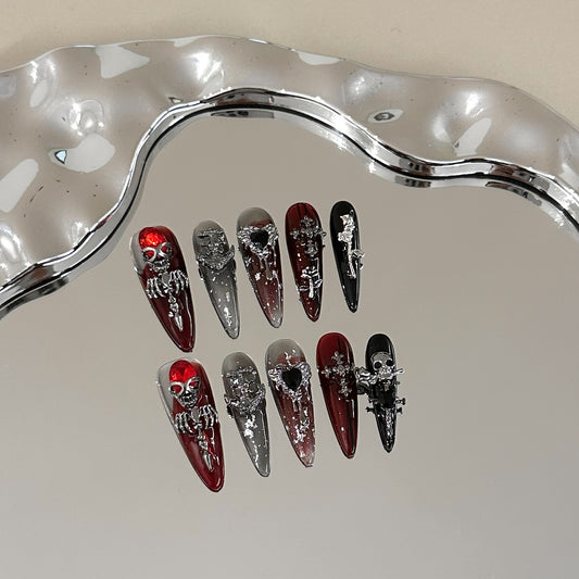 Handmade Press On Nails B167