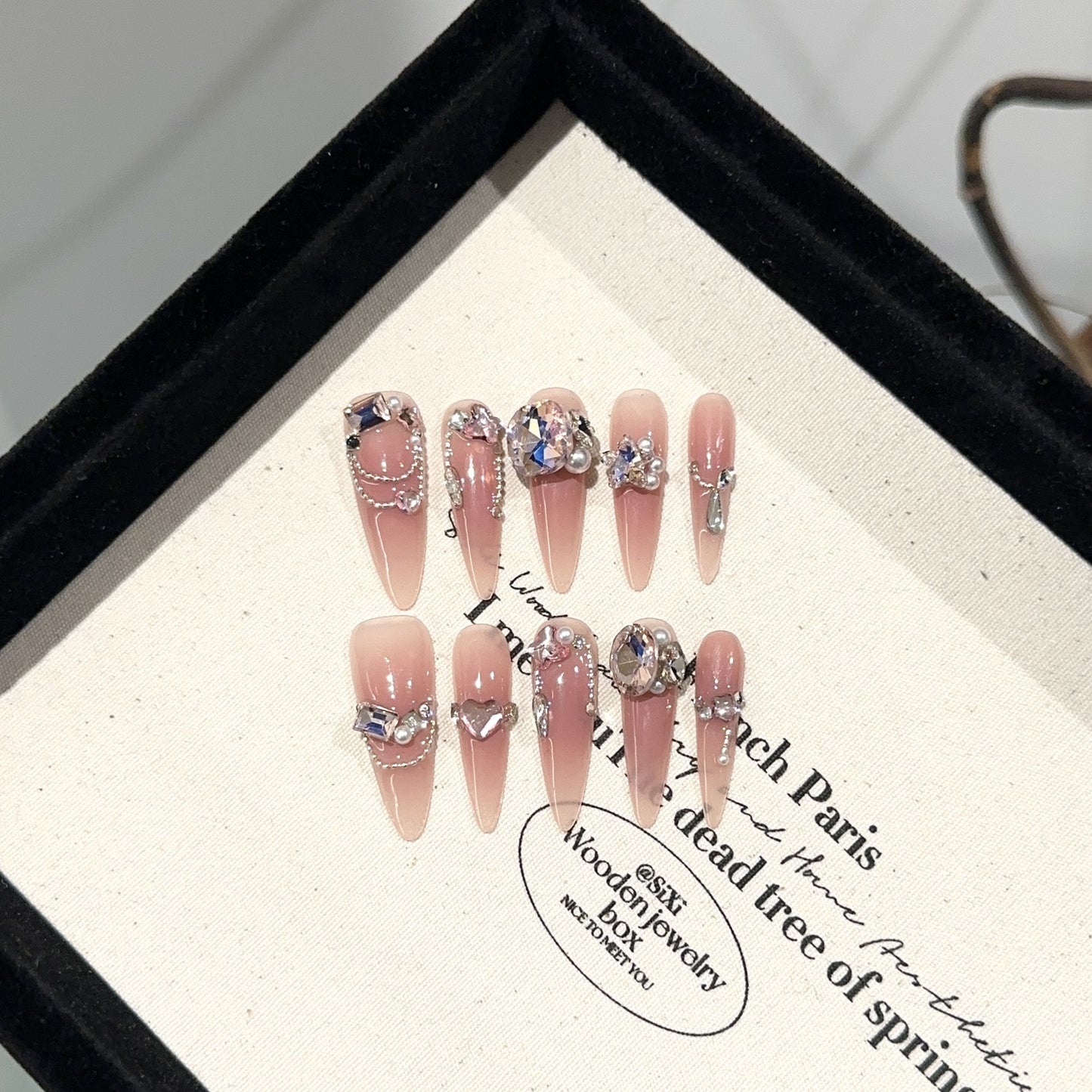 Handmade Press On Nails C169
