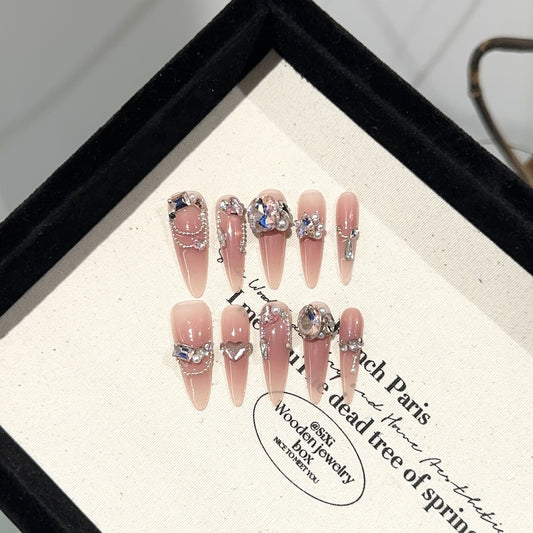 Handmade Press On Nails C169