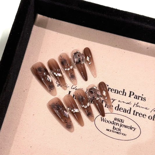 Handmade Press On Nails C170