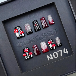Handmade press on nail N074