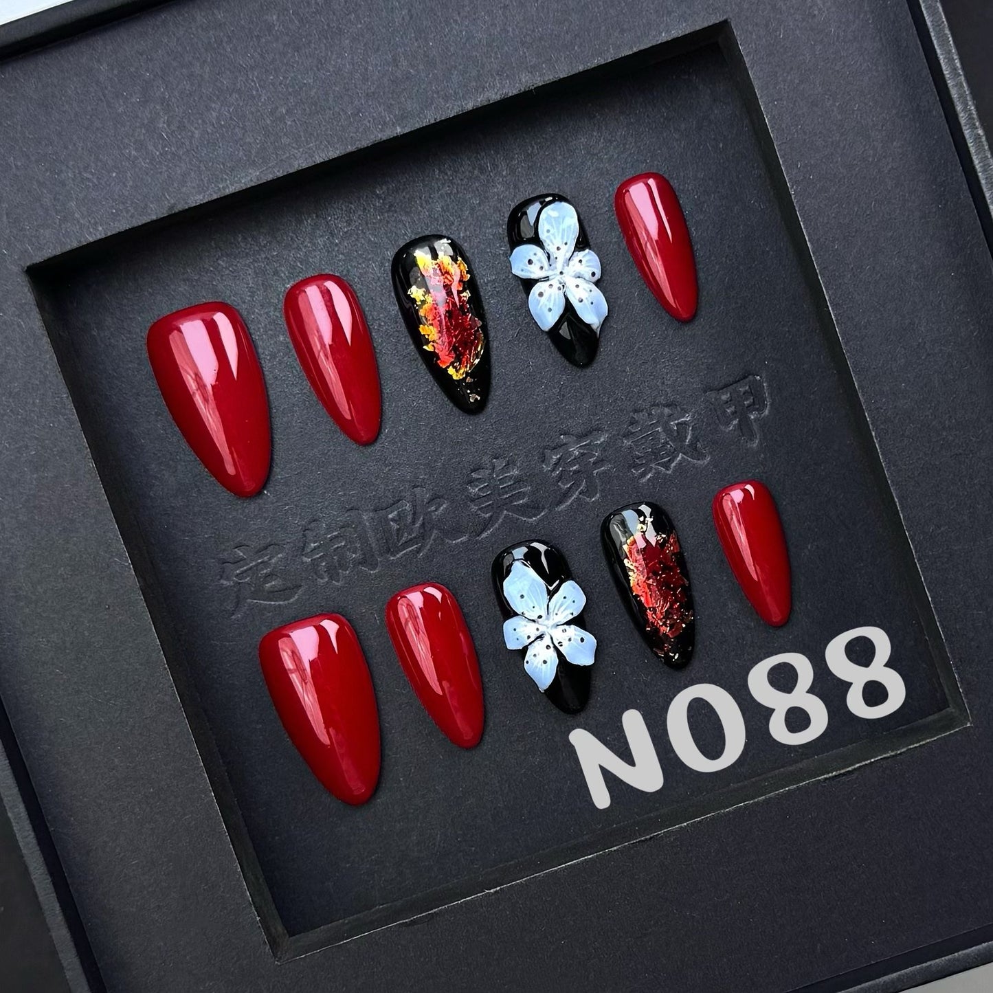Handmade press on nail N088