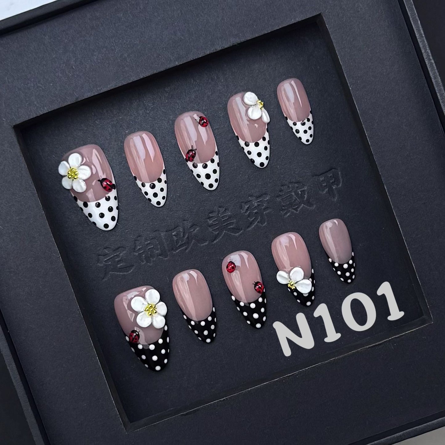 Handmade press on nail N101