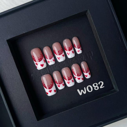 Handmade press on nail W082