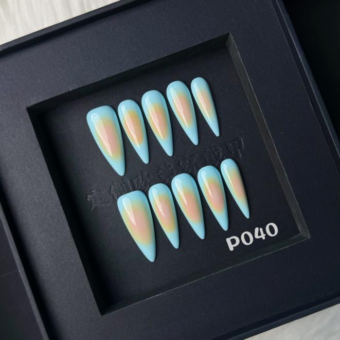 Handmade press on nail P040