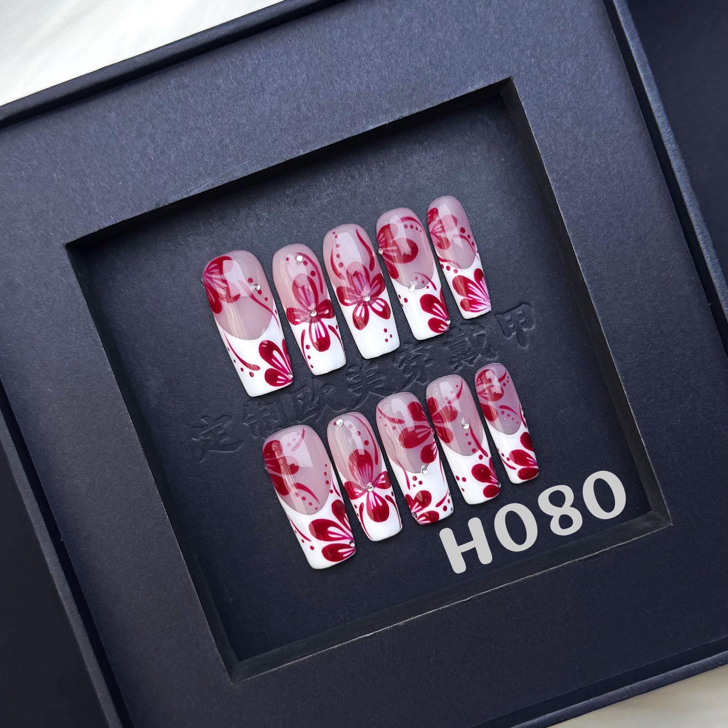 Handmade press on nail H080