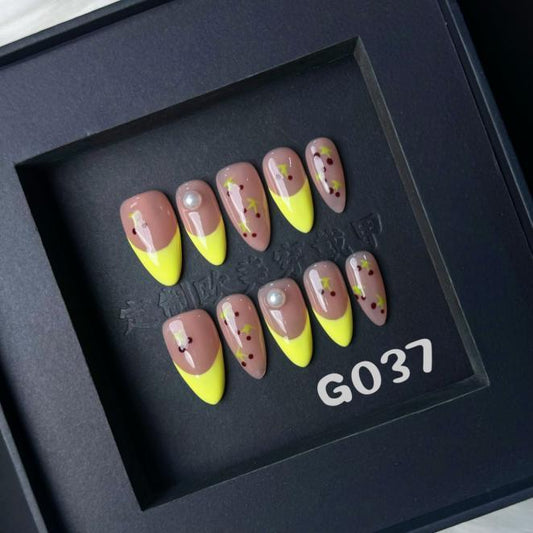 Handmade press on nail G037
