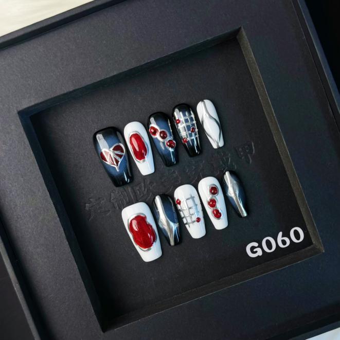 Handmade press on nail G060