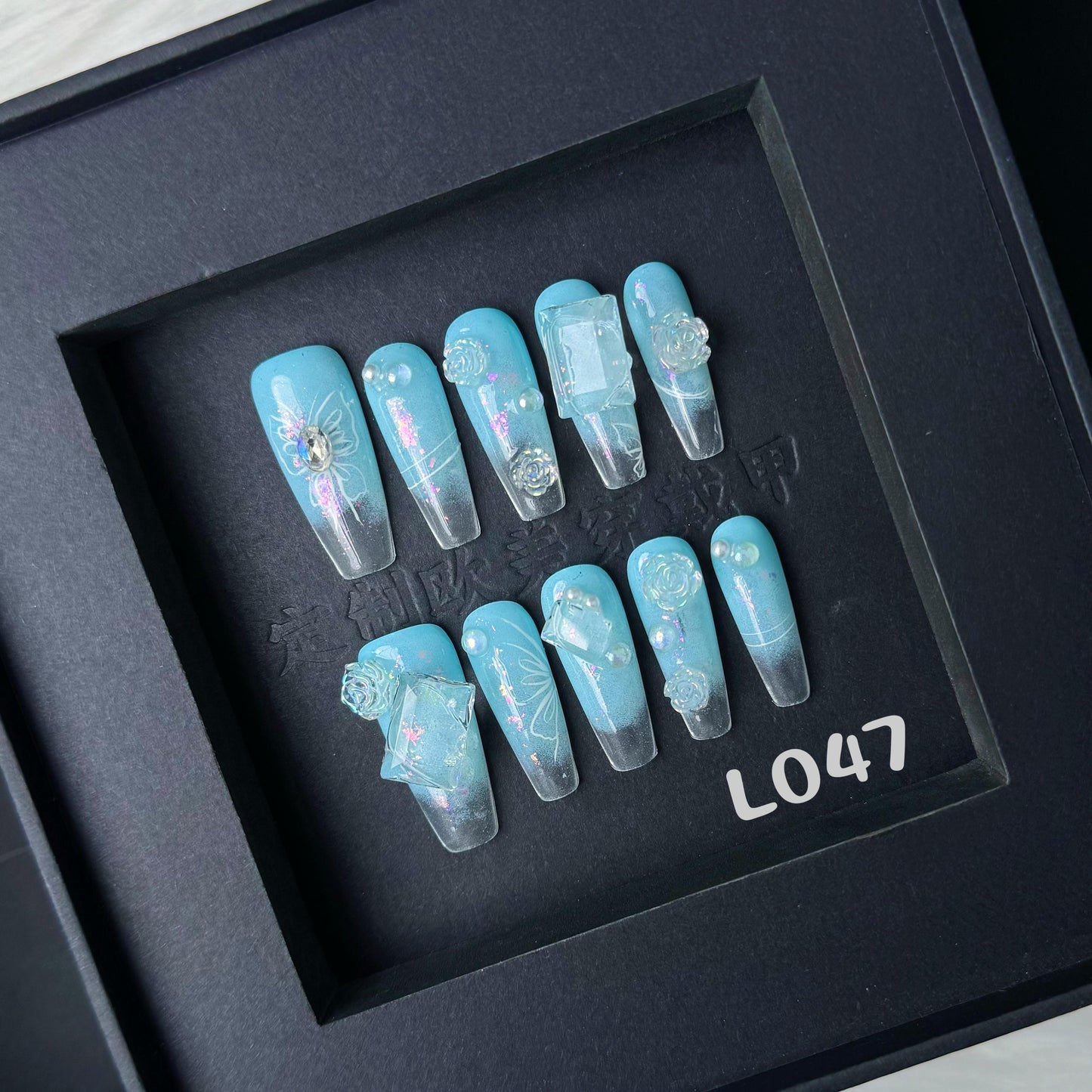 Handmade press on nail L047