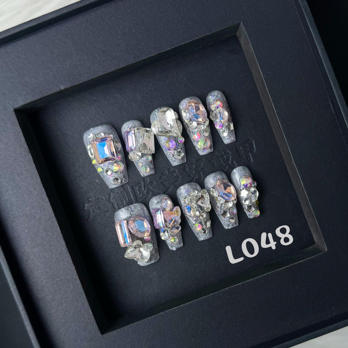 Handmade press on nail L048