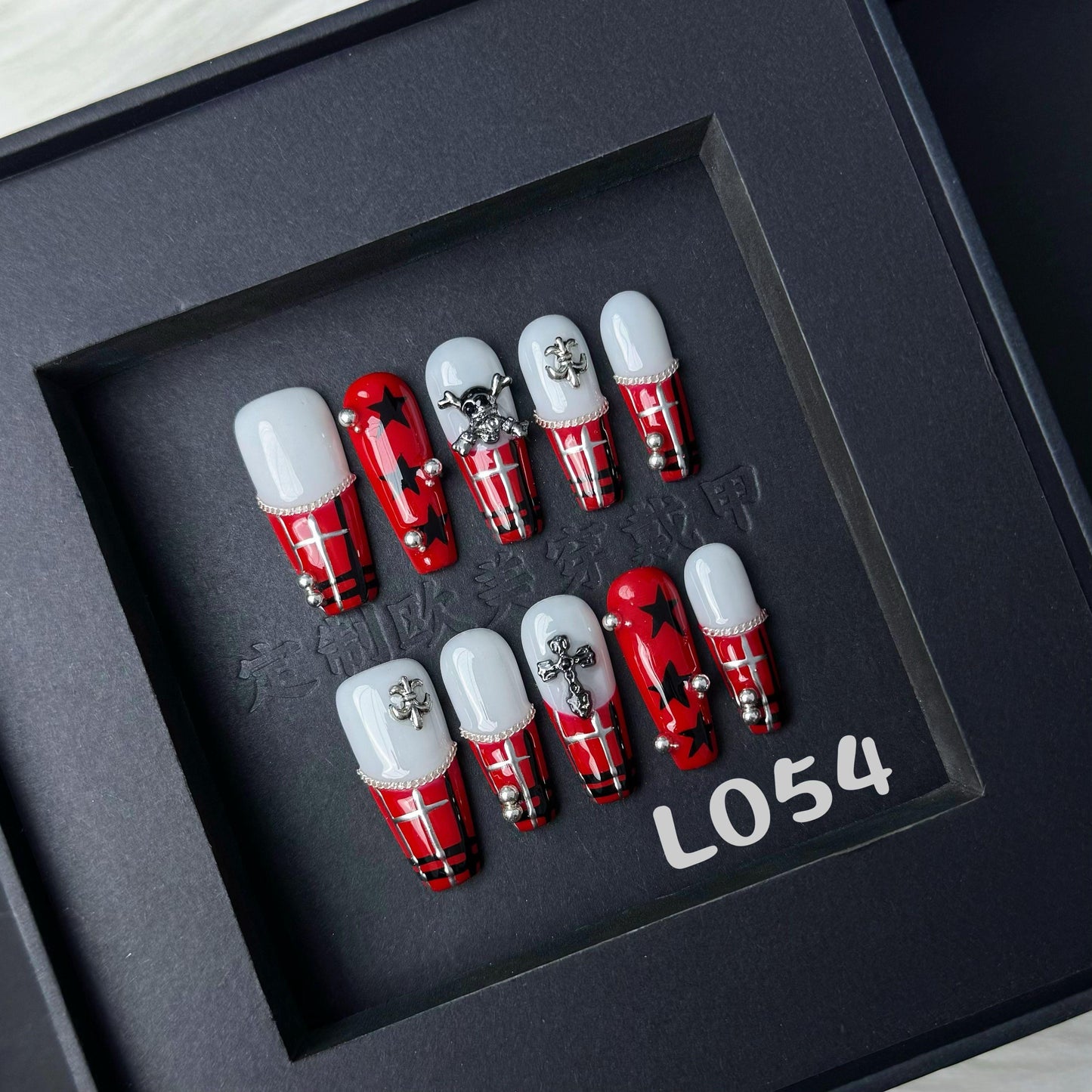 Handmade press on nail L054