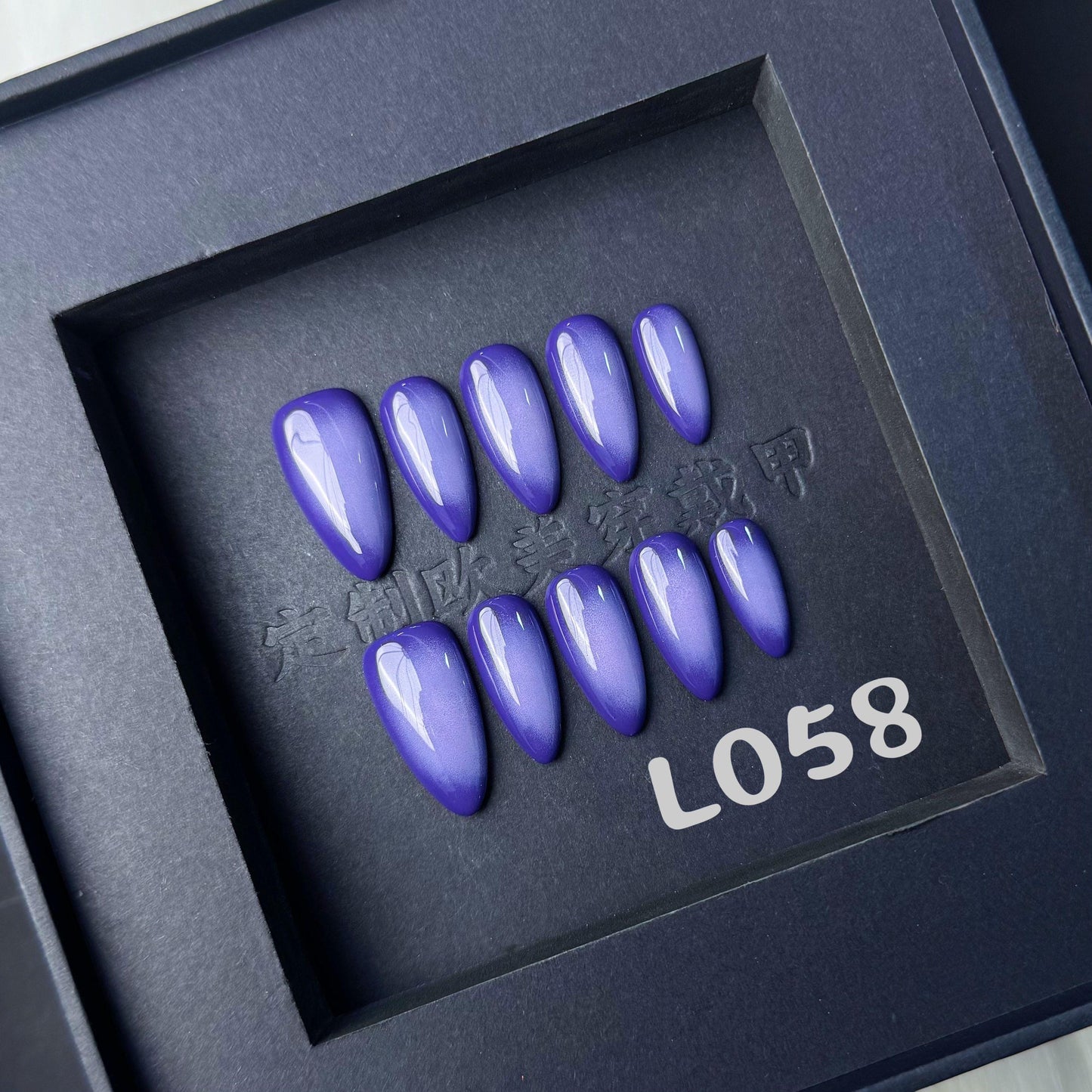 Handmade press on nail L058