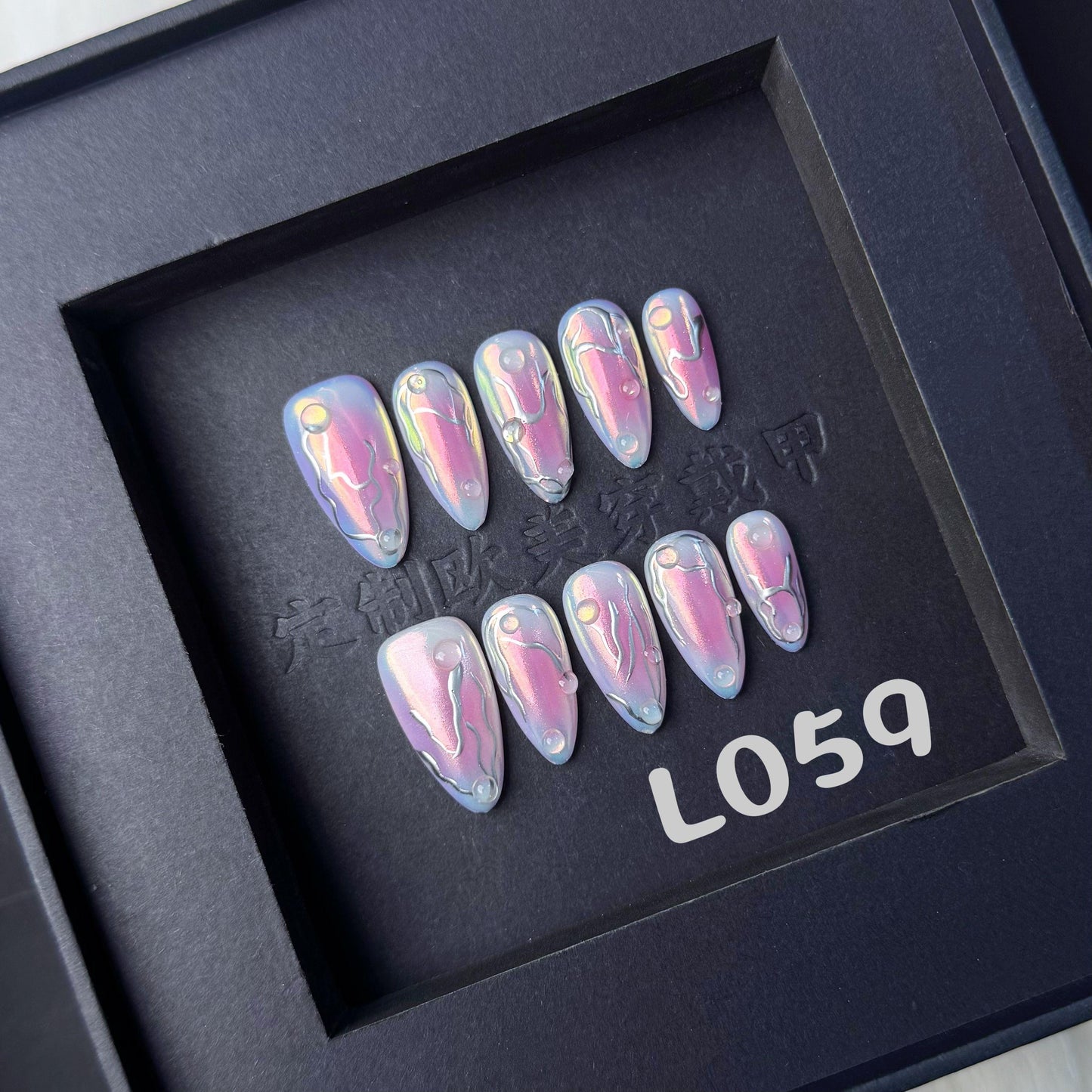 Handmade press on nail L059