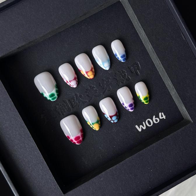 Handmade press on nail W064